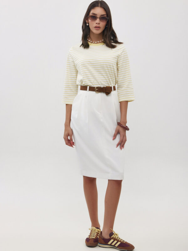 טי שירט החלומות פסים צהוב