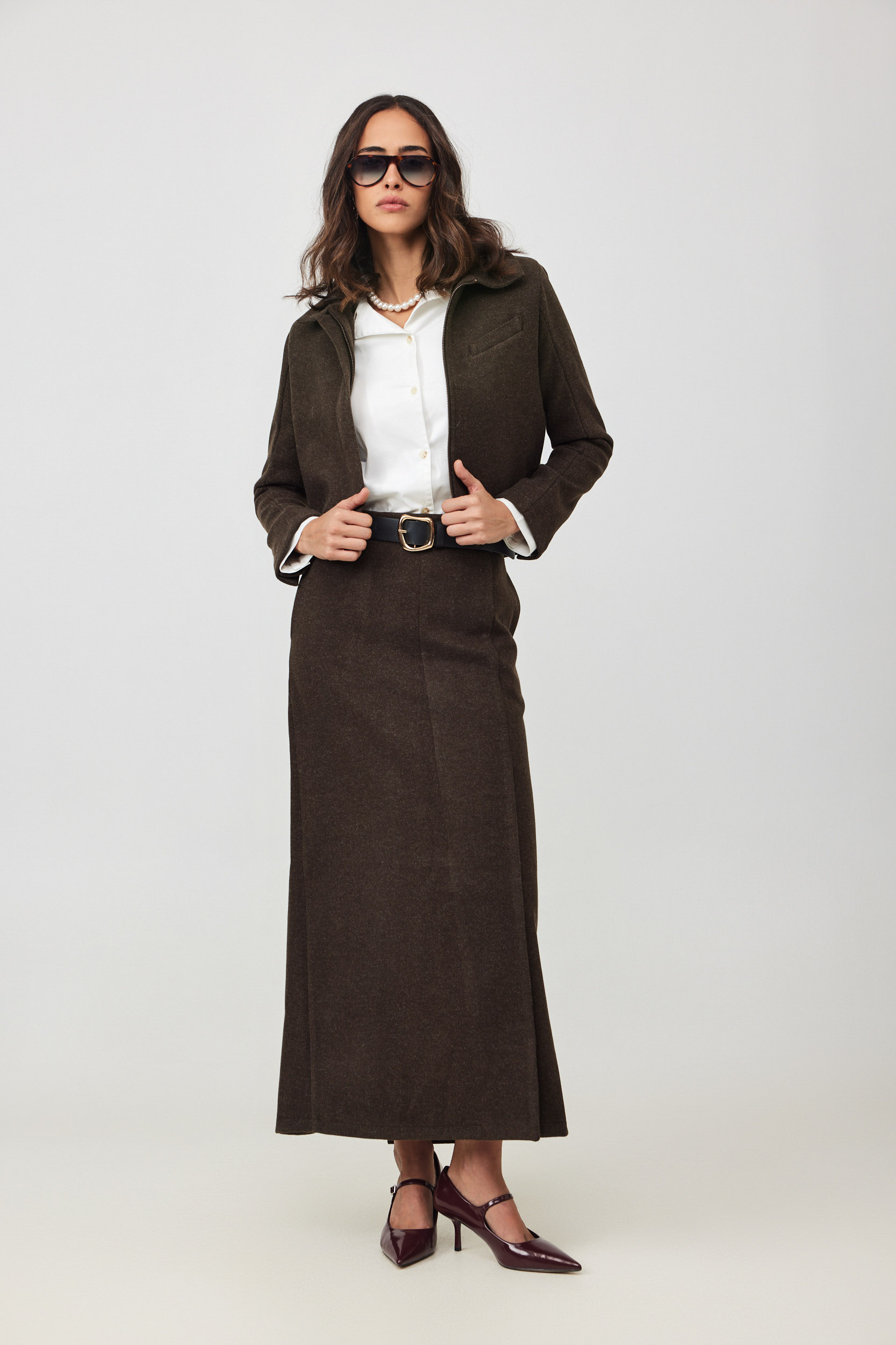 חצאית צמר מקסי – תמונה 6