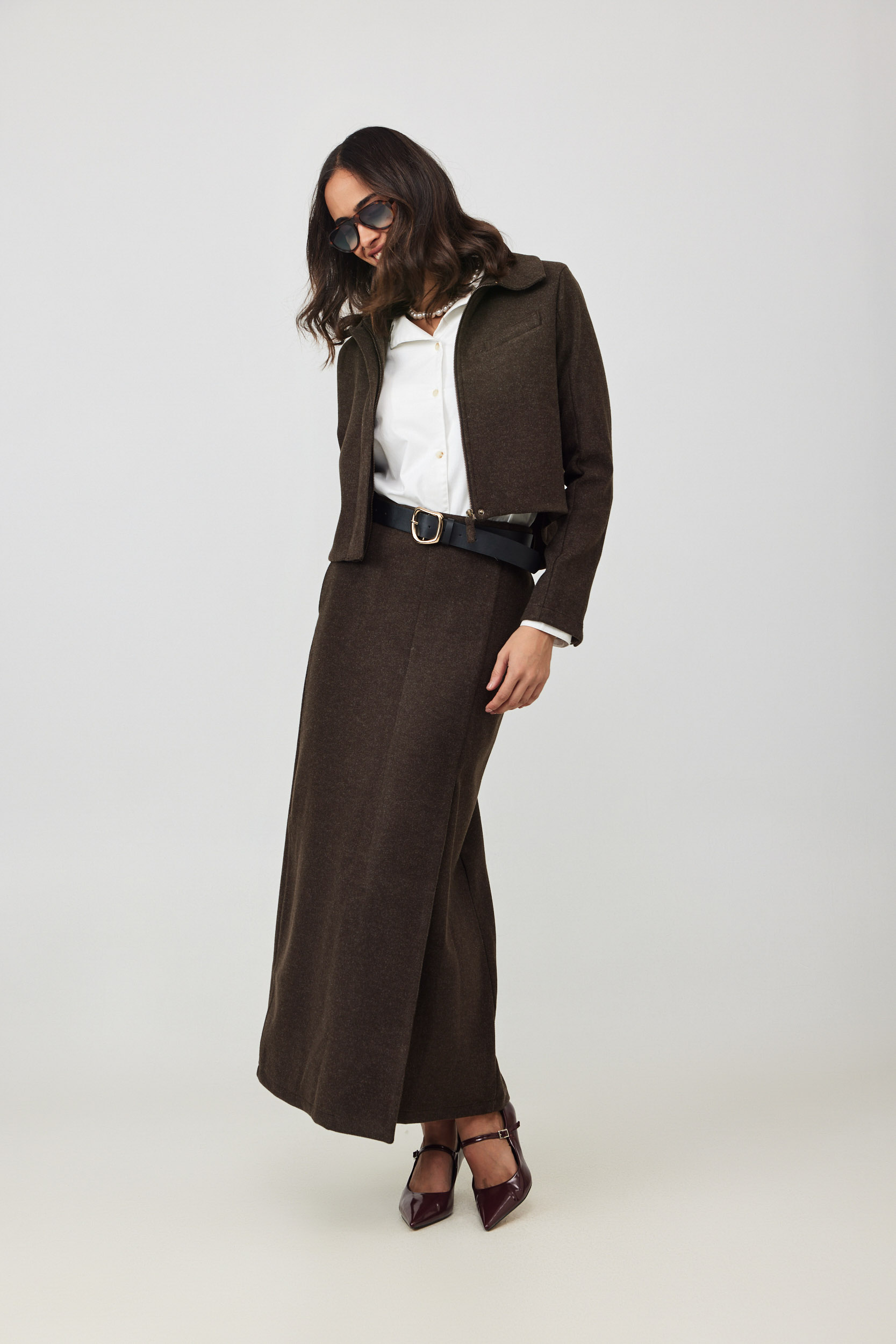 חצאית צמר מקסי – תמונה 11