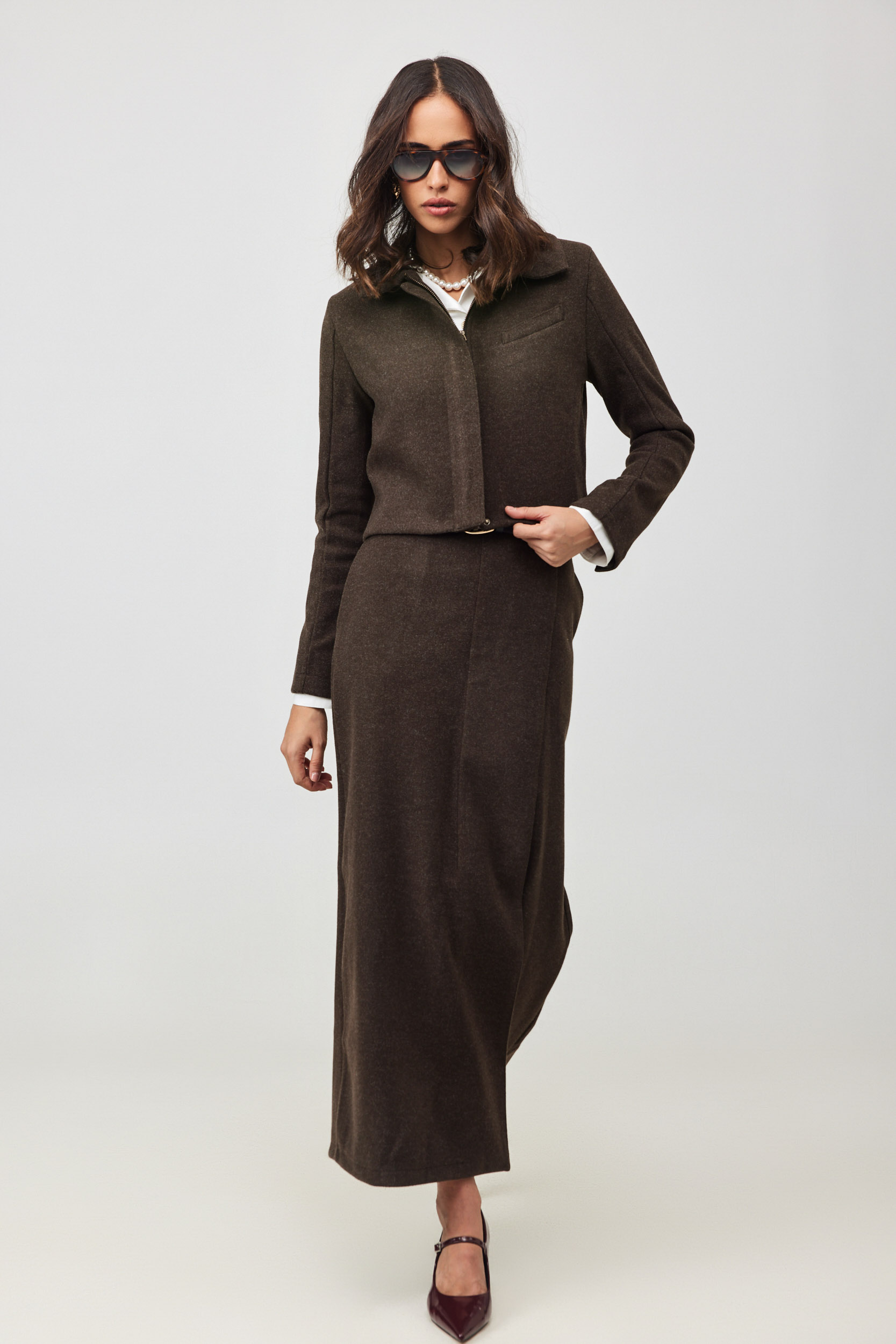 חצאית צמר מקסי – תמונה 14