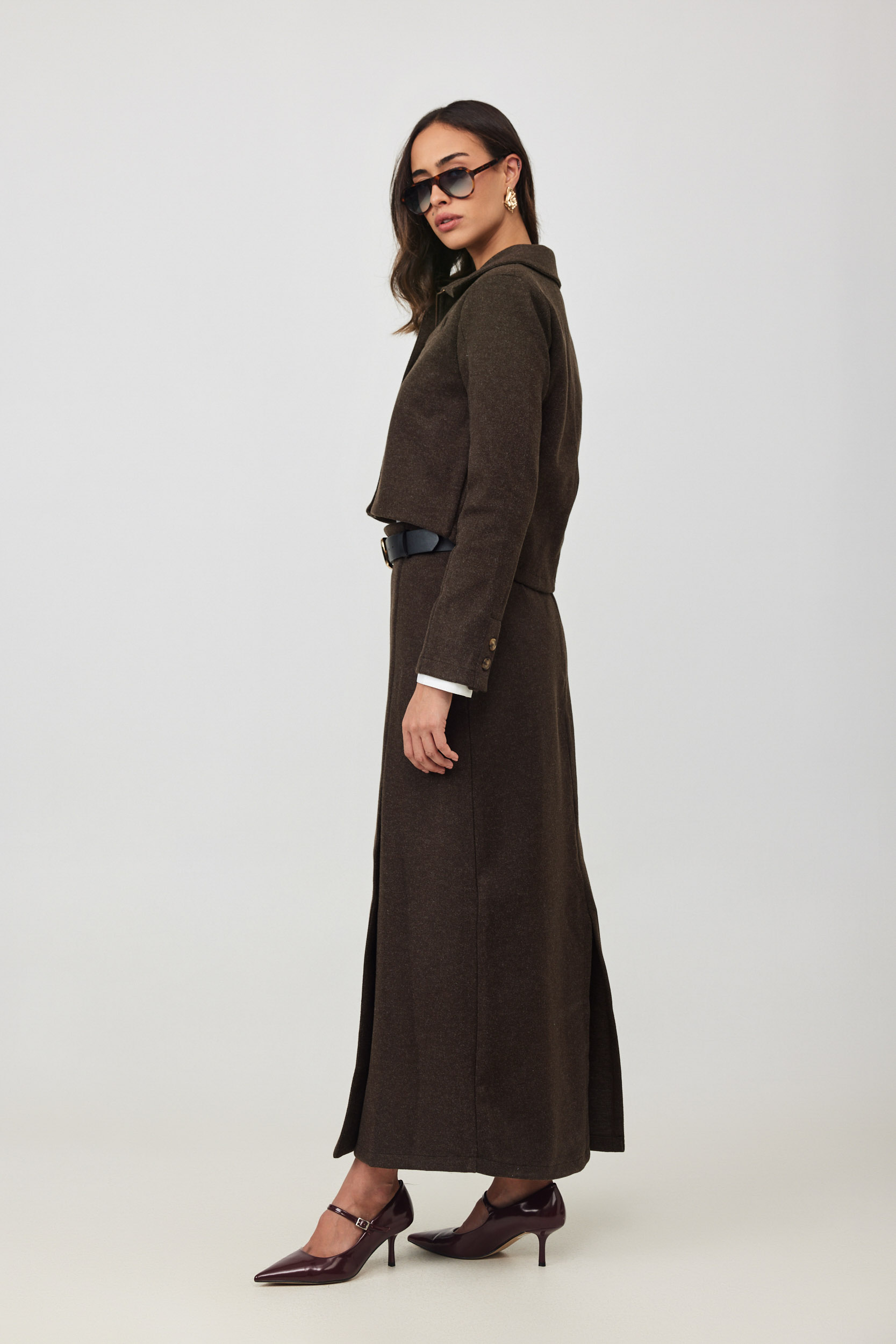 חצאית צמר מקסי – תמונה 15