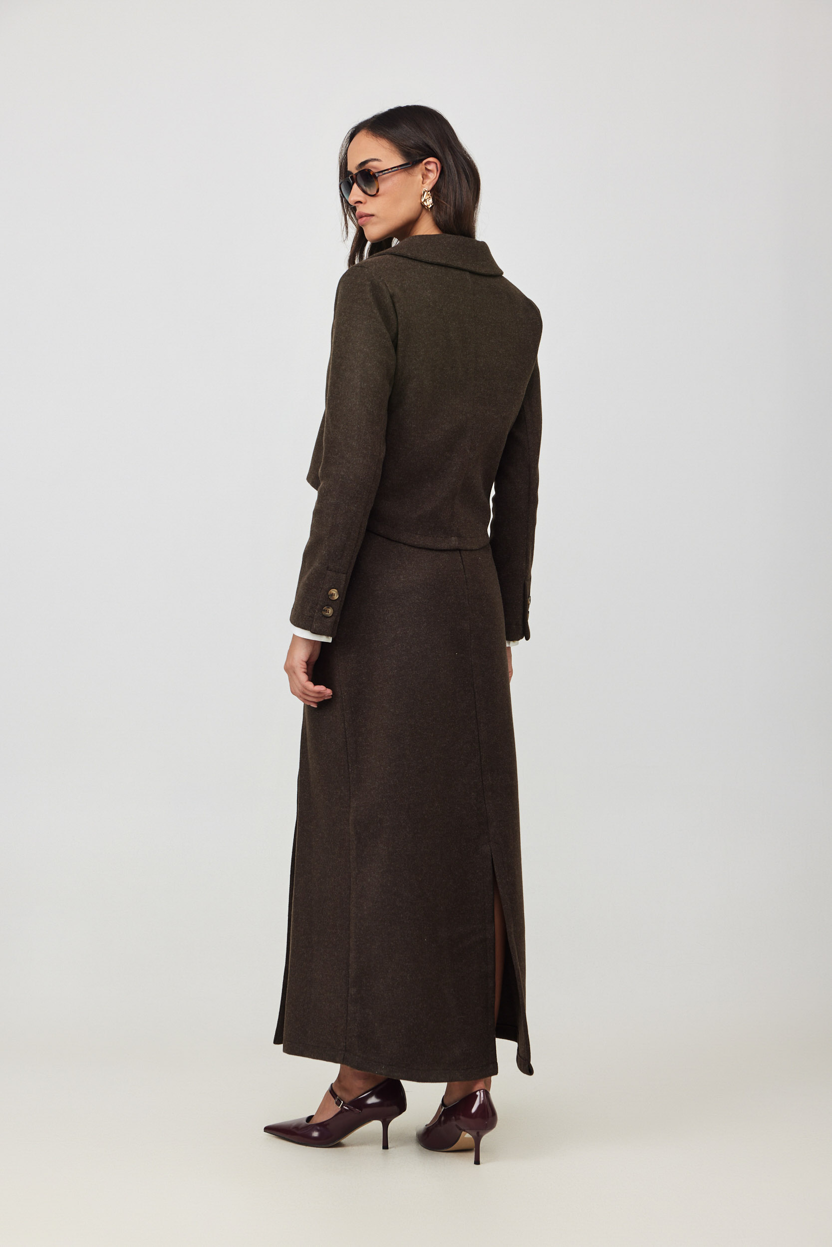 חצאית צמר מקסי – תמונה 5