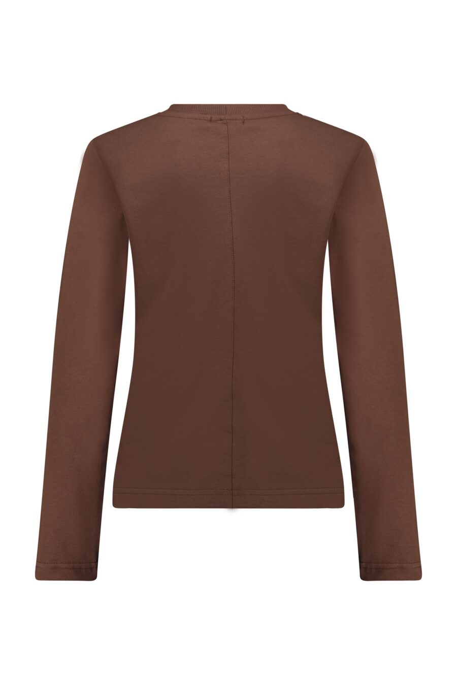 טישירט חום ארוך גב