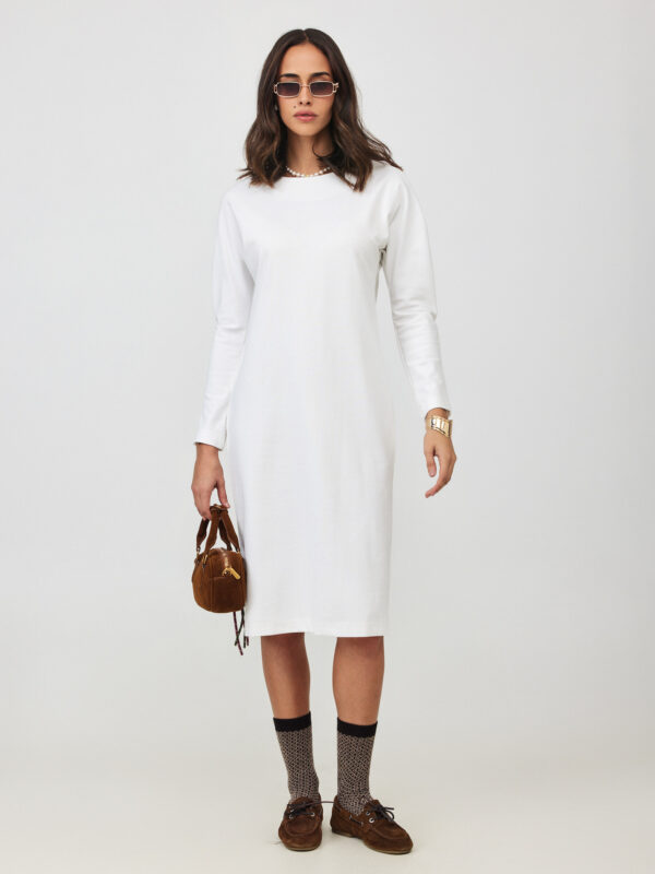 שמלה כפל גב אופווייט ארוך