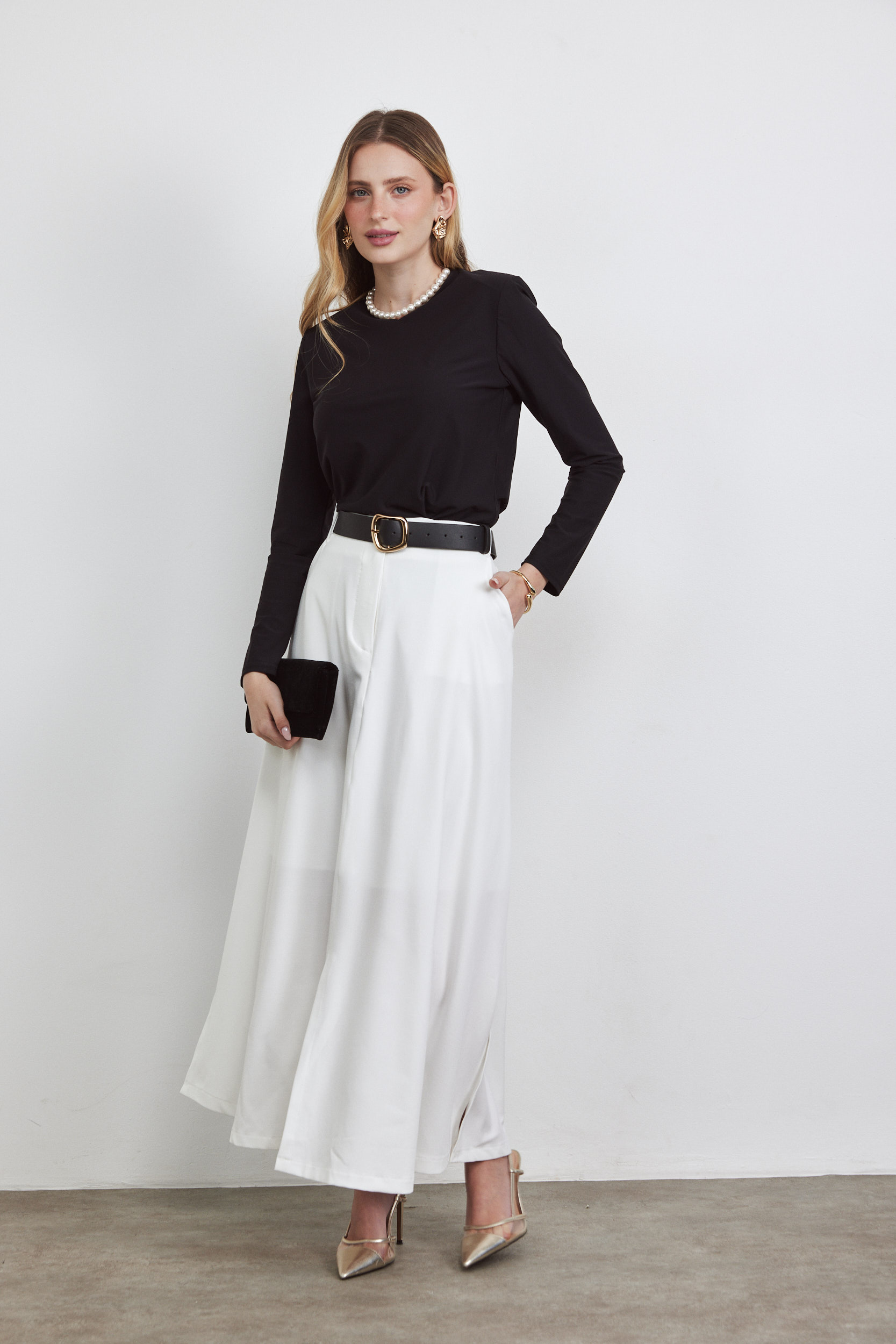 חולצה לייקרה עם כרית – תמונה 3