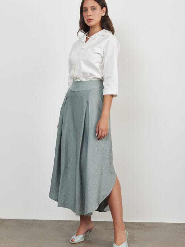 חצאית קשת olive