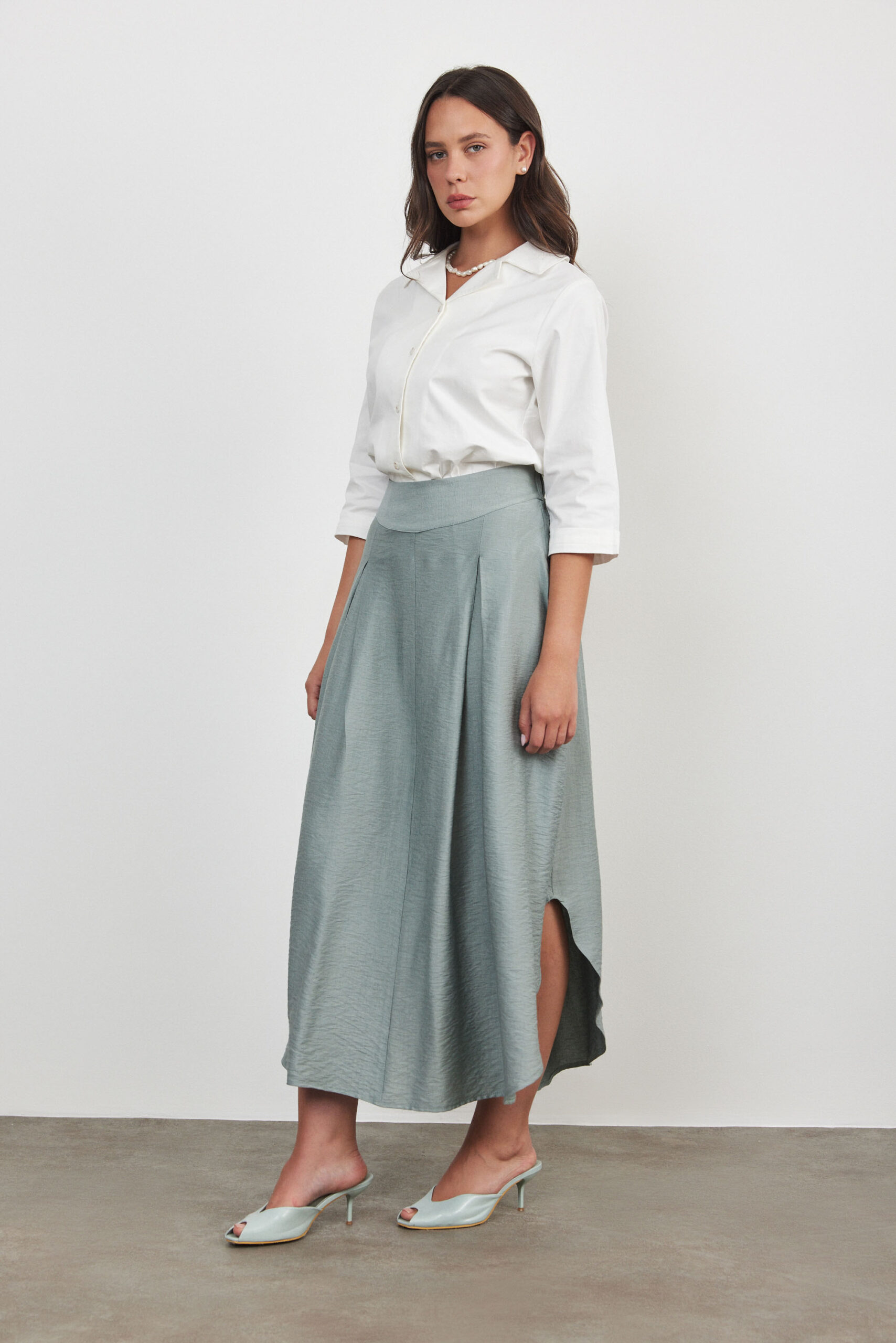חצאית קשת olive – תמונה 6